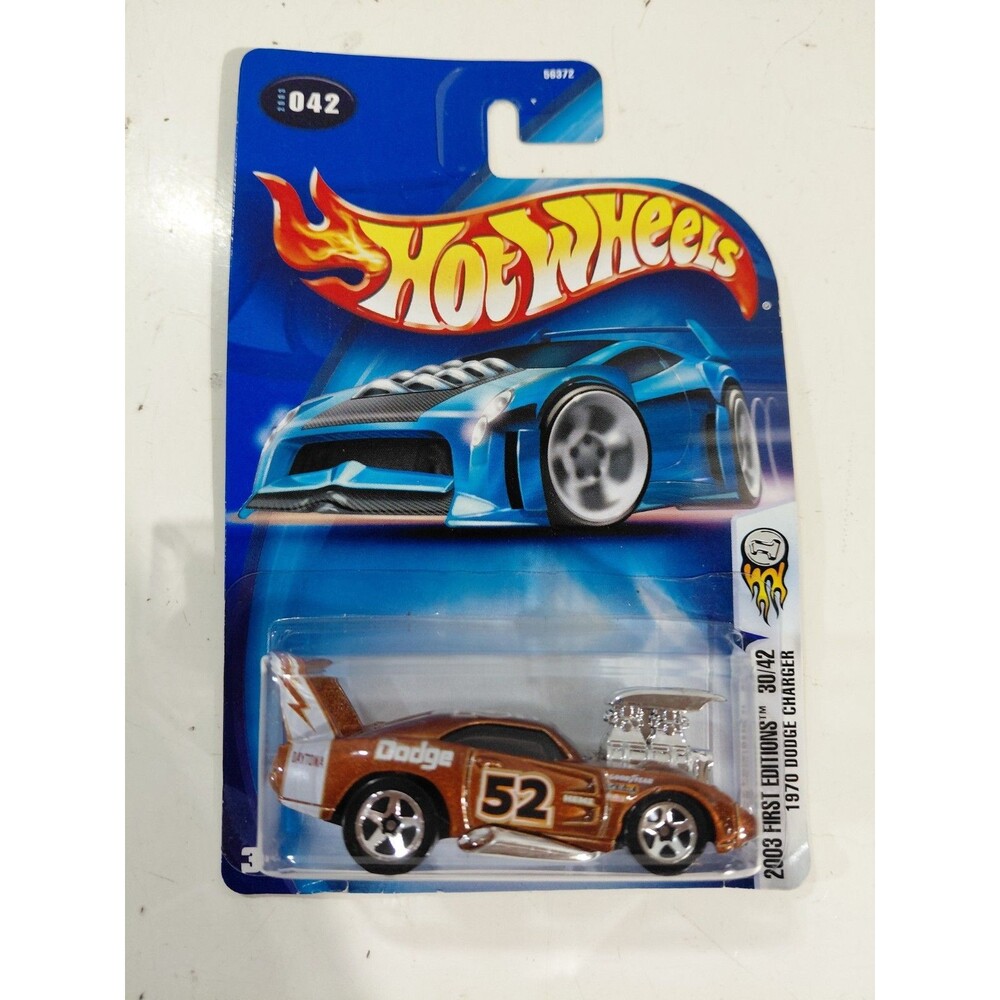 NIP Hot Wheels 2003 First Edition 1:64 Diecast 1970 Dodge Charger Daytona Car